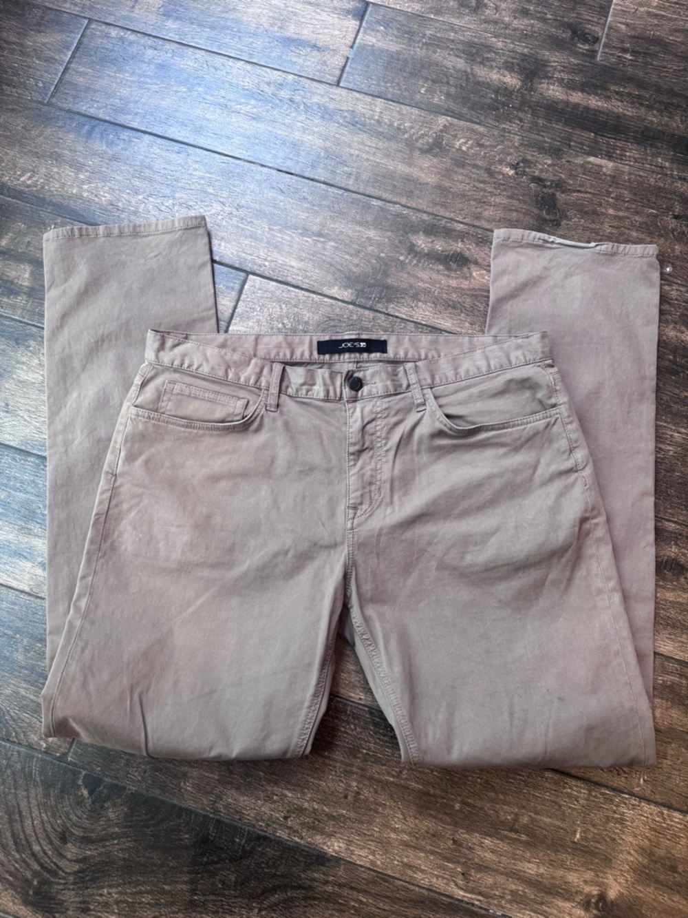 Joe's Jeans Khaki Slim Straight Men’s Pants - Taupe, Size 38